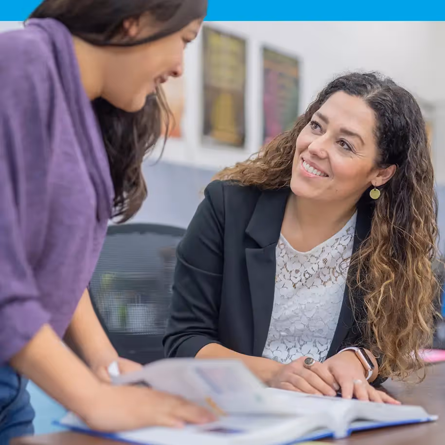 Student with coach | InsideTrack