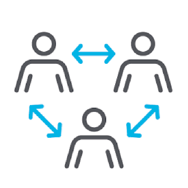 Icon showing respect when working with others | InsideTrack