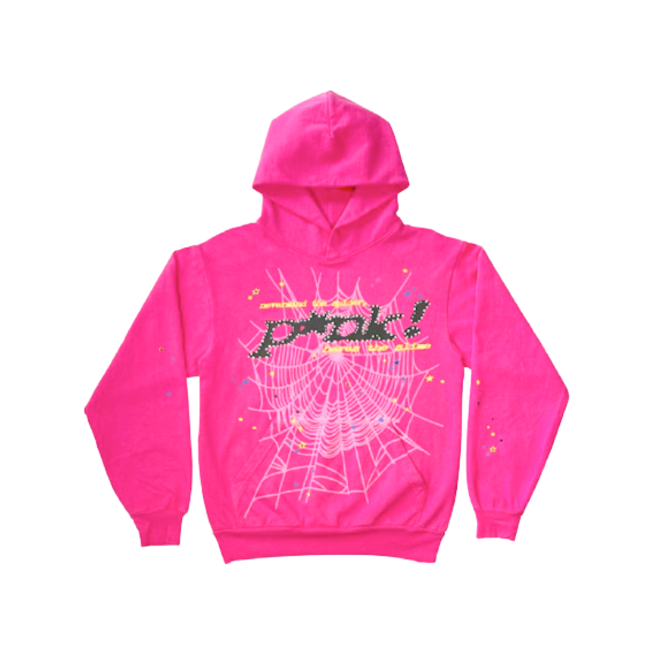 Spider Worldwide Pink "P*nk!" Pull-Over Hoodie