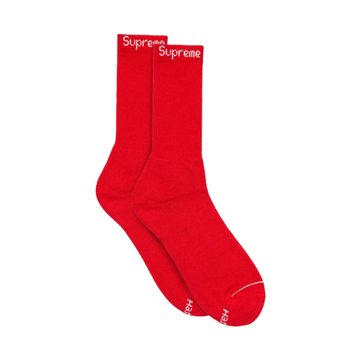 Supreme Red Socks
