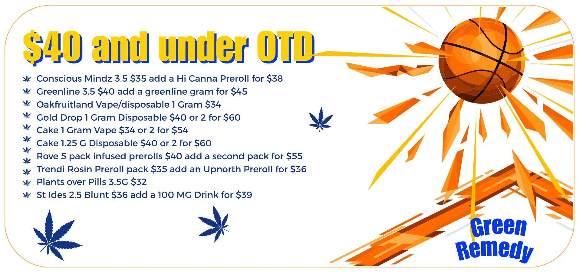 Cannabis Deals at Green Remedy Richmond | $40 and Under