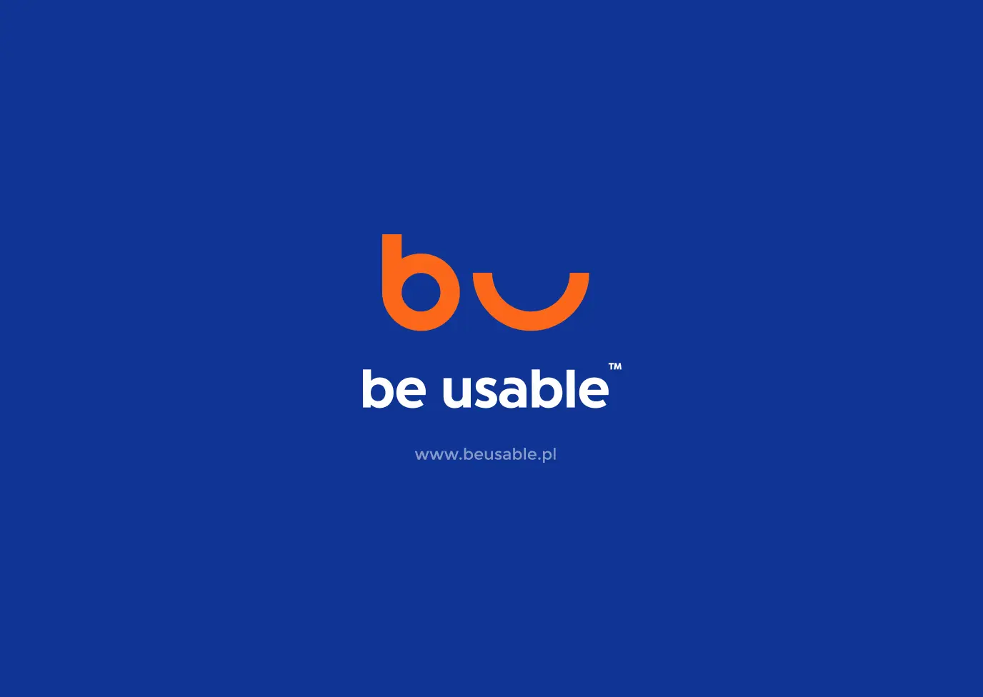 Be Usable logo on a dark background