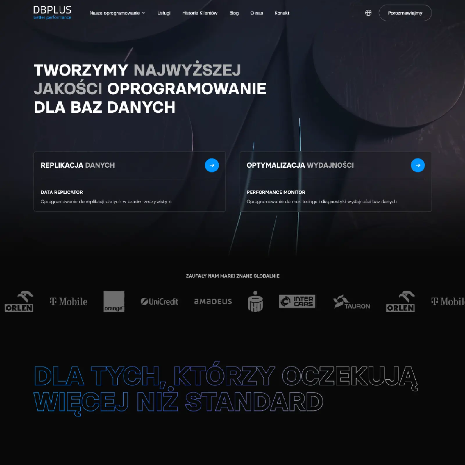 DBPLUS - strona www w Webflow