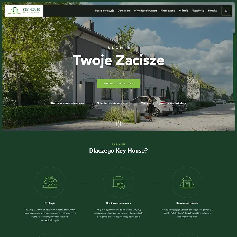 Key House Development - Webflow real estate website