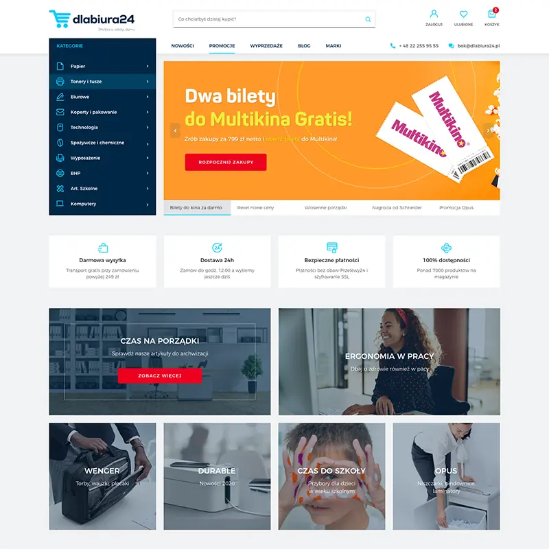 Dlabiura24 - online store design and rebranding