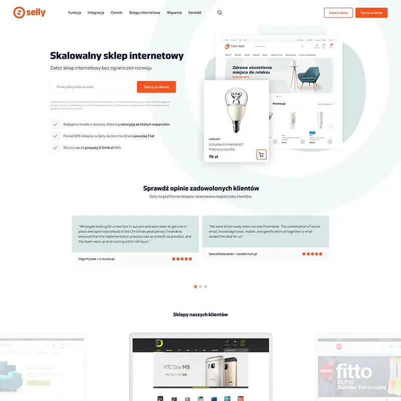 Selly - eCommerce platform UX/UI design