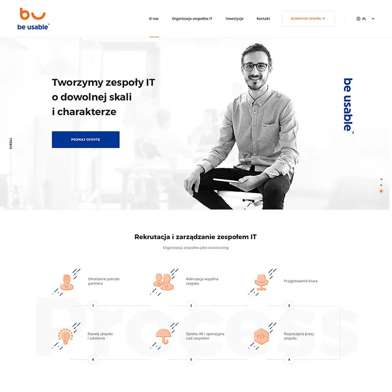 Be Usable - brand identity and website