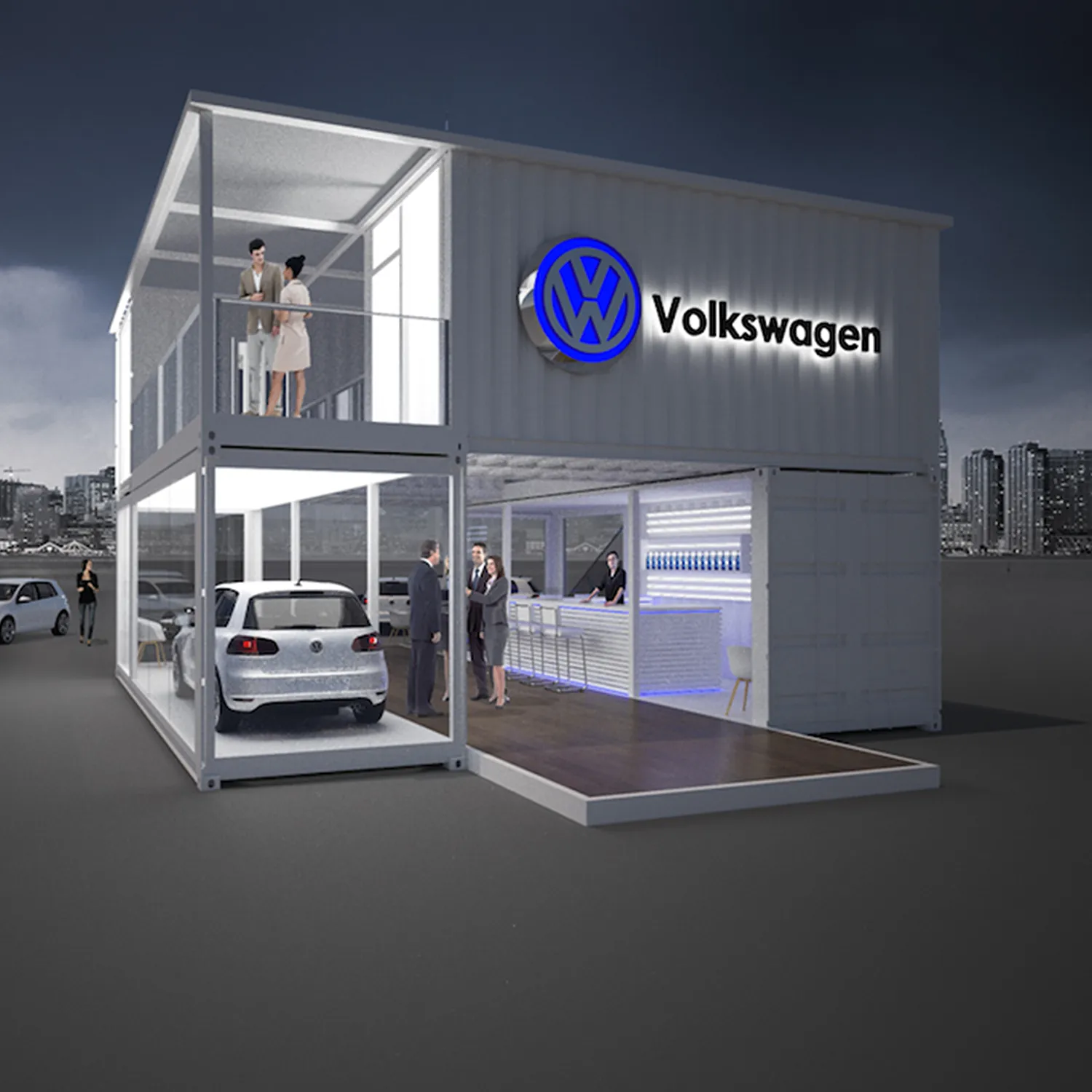 Verkaufscontainer Automobilindustrie