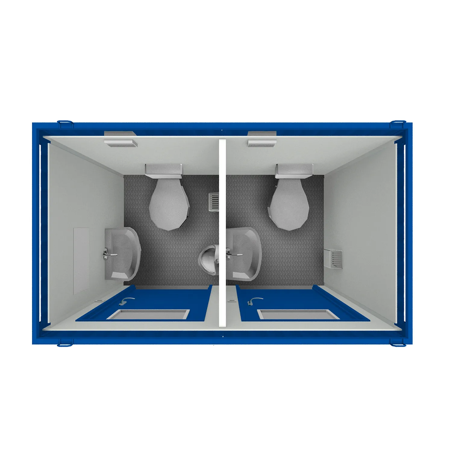 8 Fuß WC- und Sanitärbox