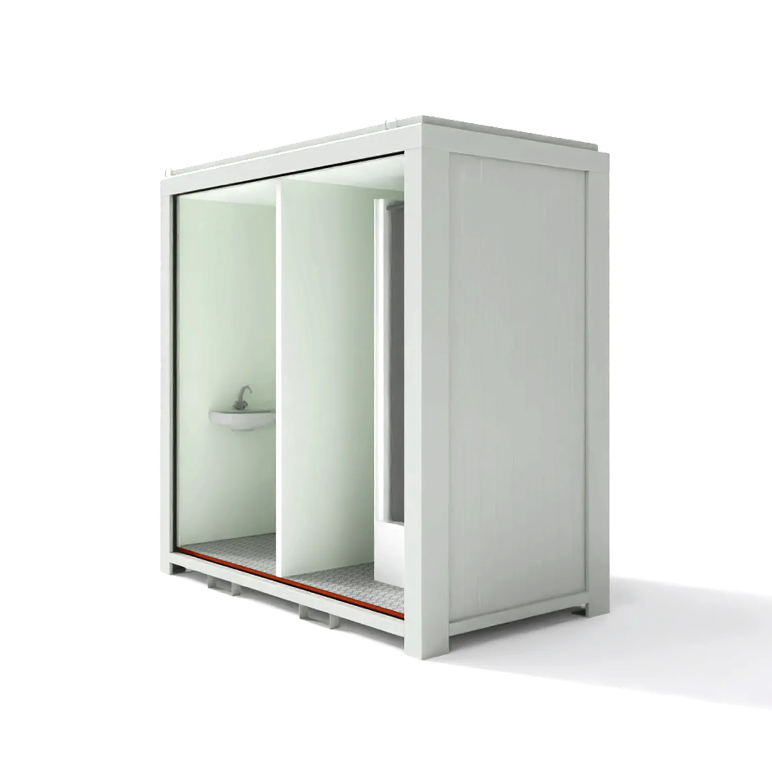 8 Fuß WC- und Sanitärbox