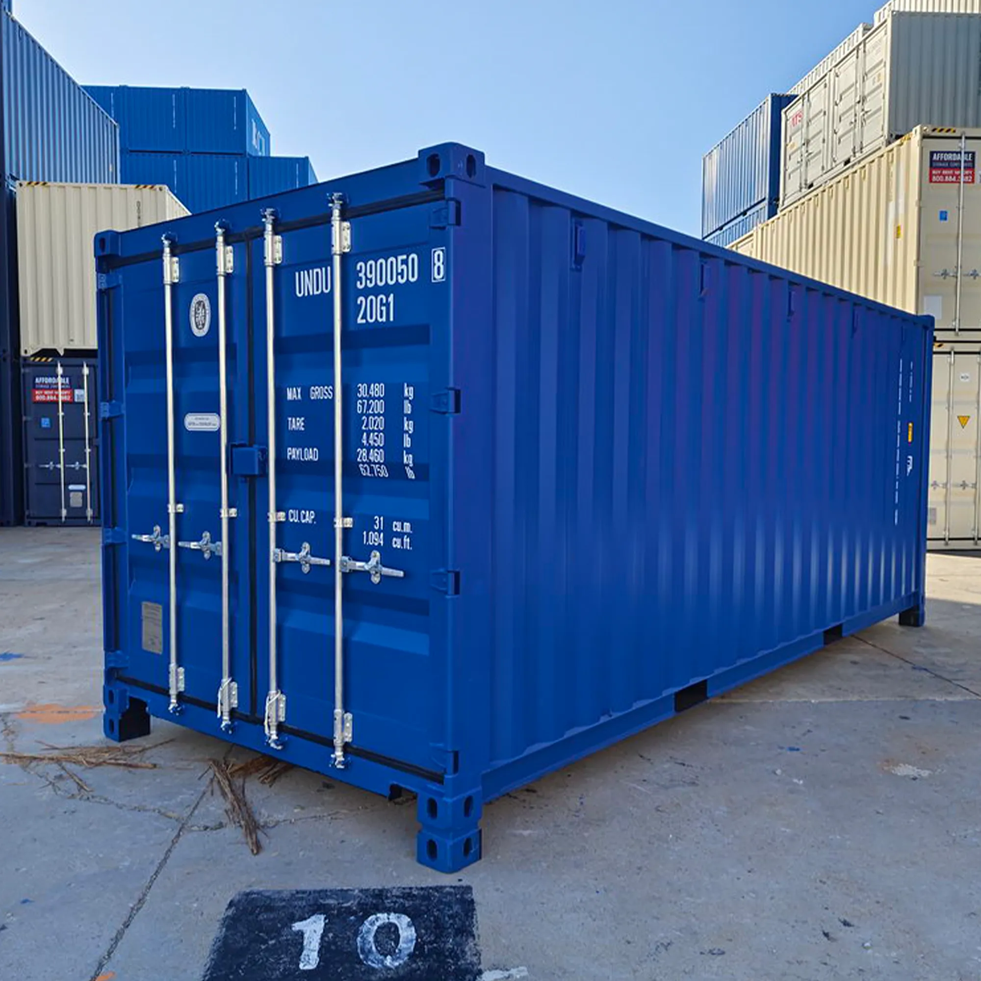 20 Fuß Seecontainer