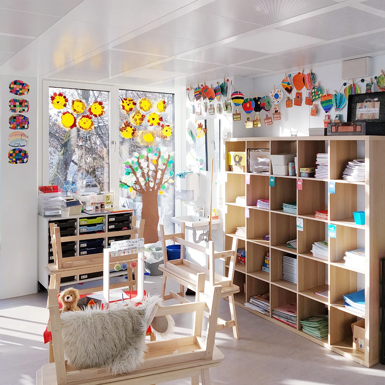 Modulcontaineranlage Kindergarten Spielzimmer