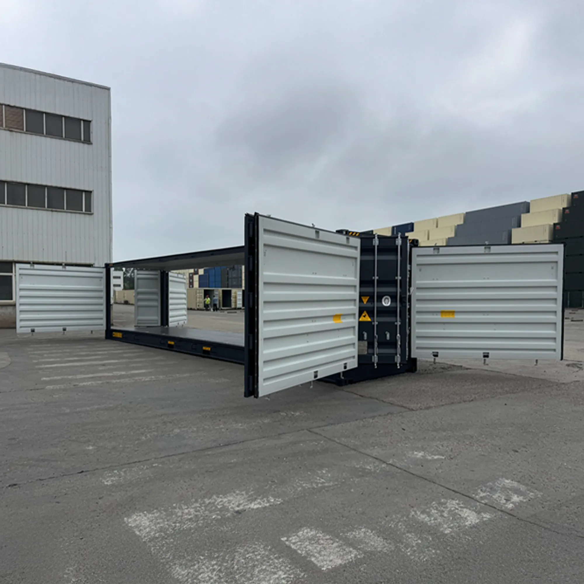 40 Fuß High Cube Full Side Access Container