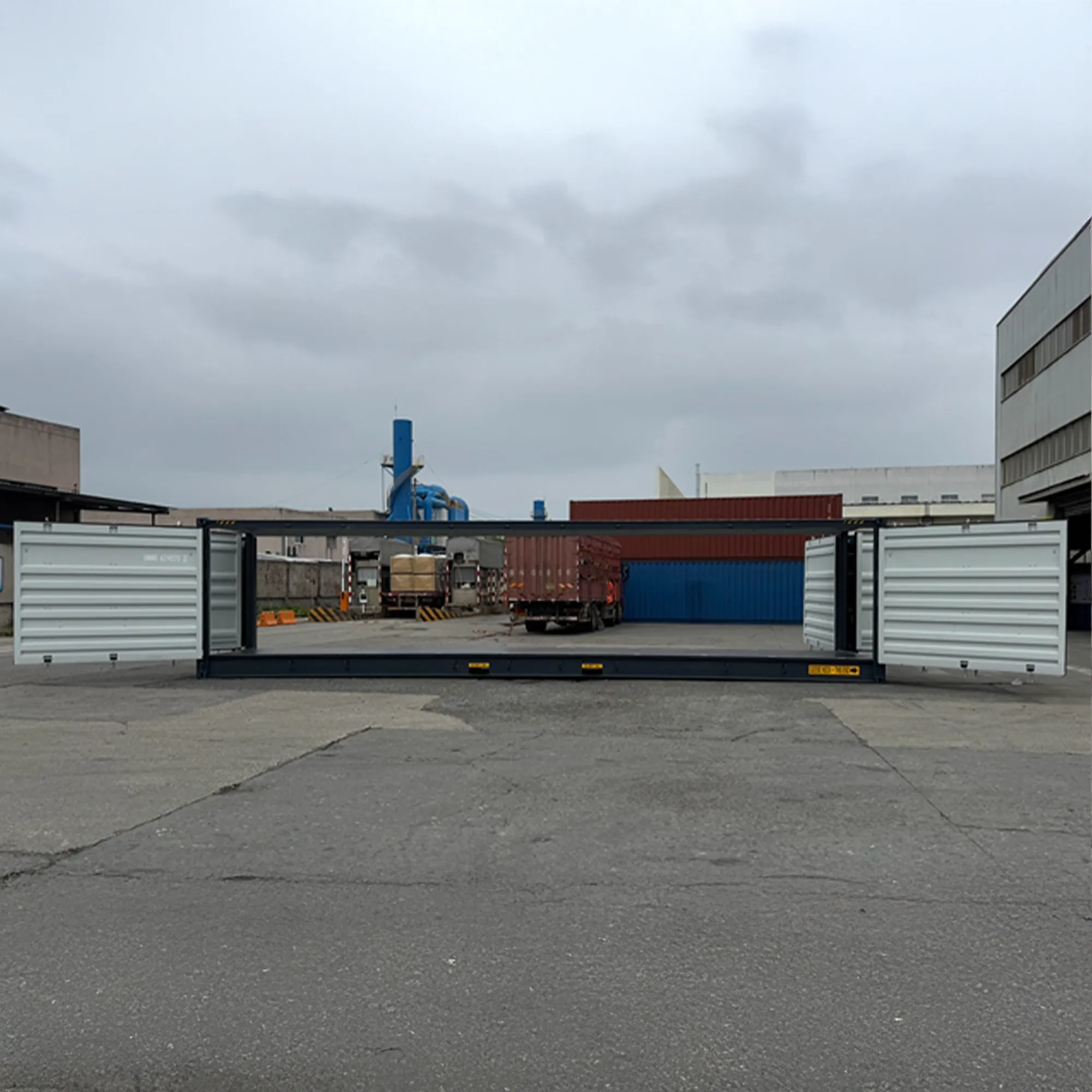 40 Fuß High Cube Full Side Access Container