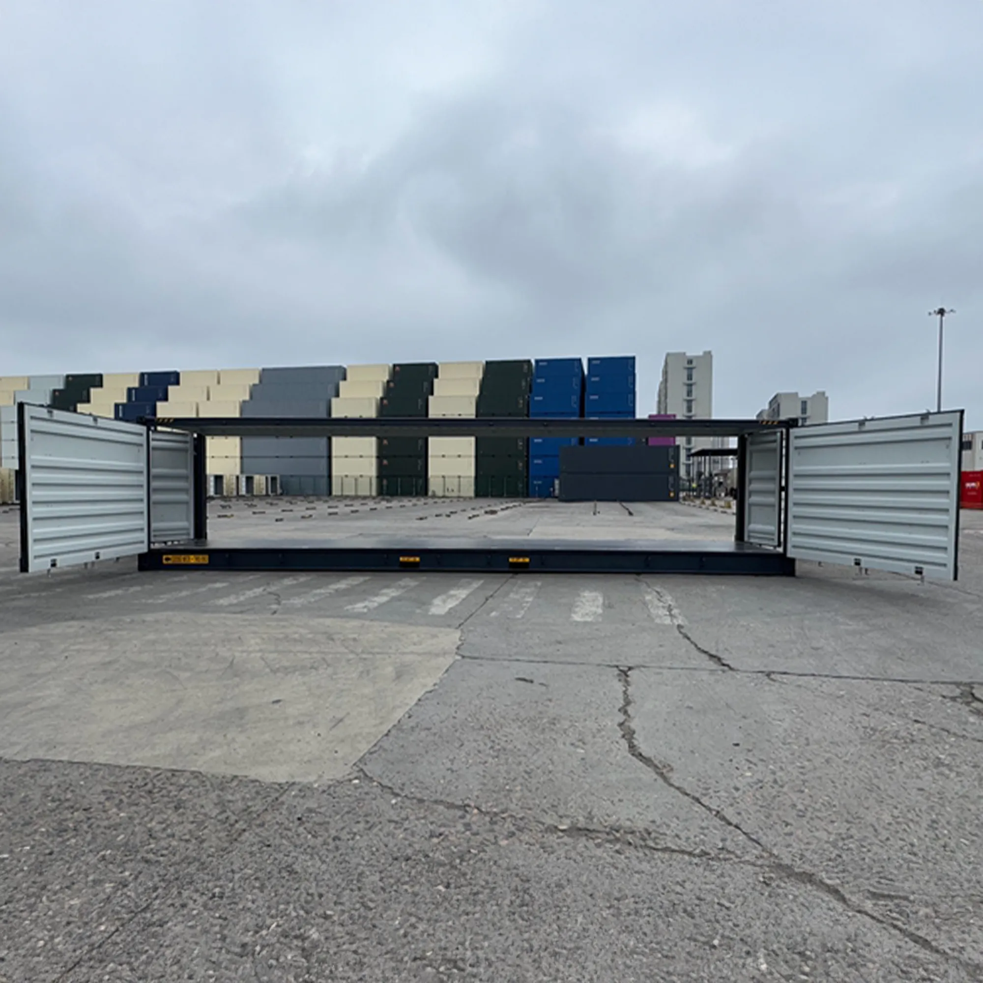 40 Fuß High Cube Full Side Access Container