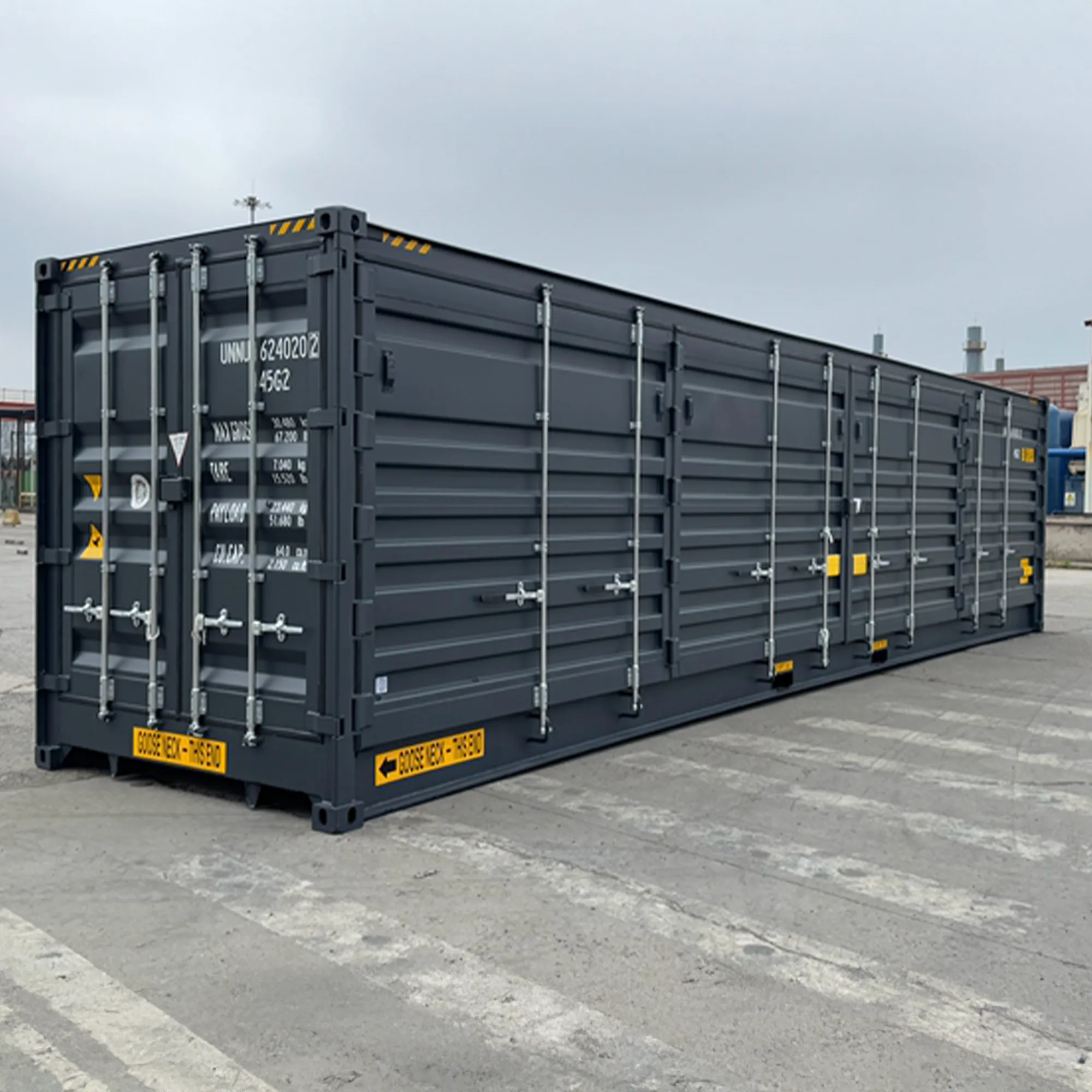 40 Fuß High Cube Full Side Access Container