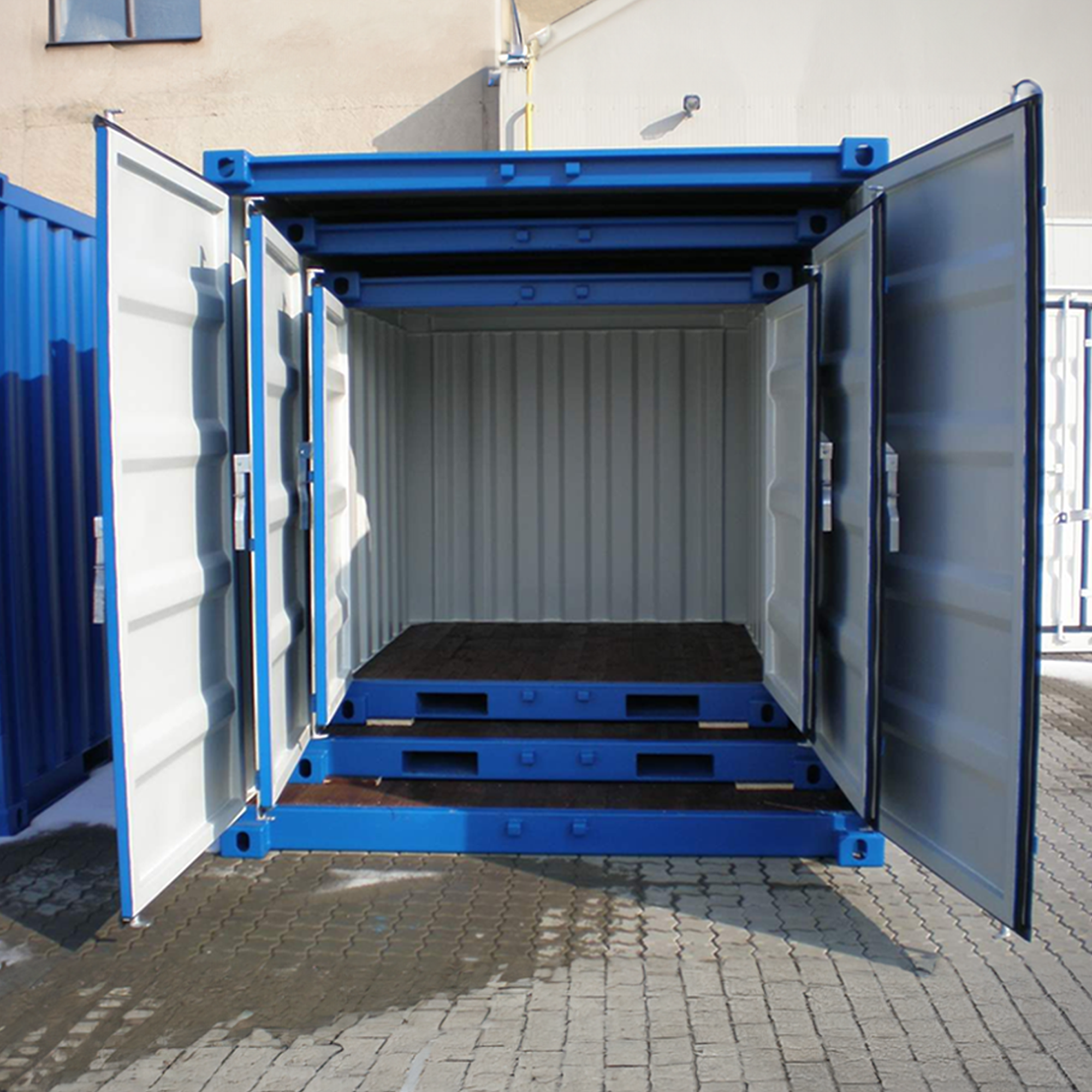 Lagercontainer als Ergänzung der Bürocontainer