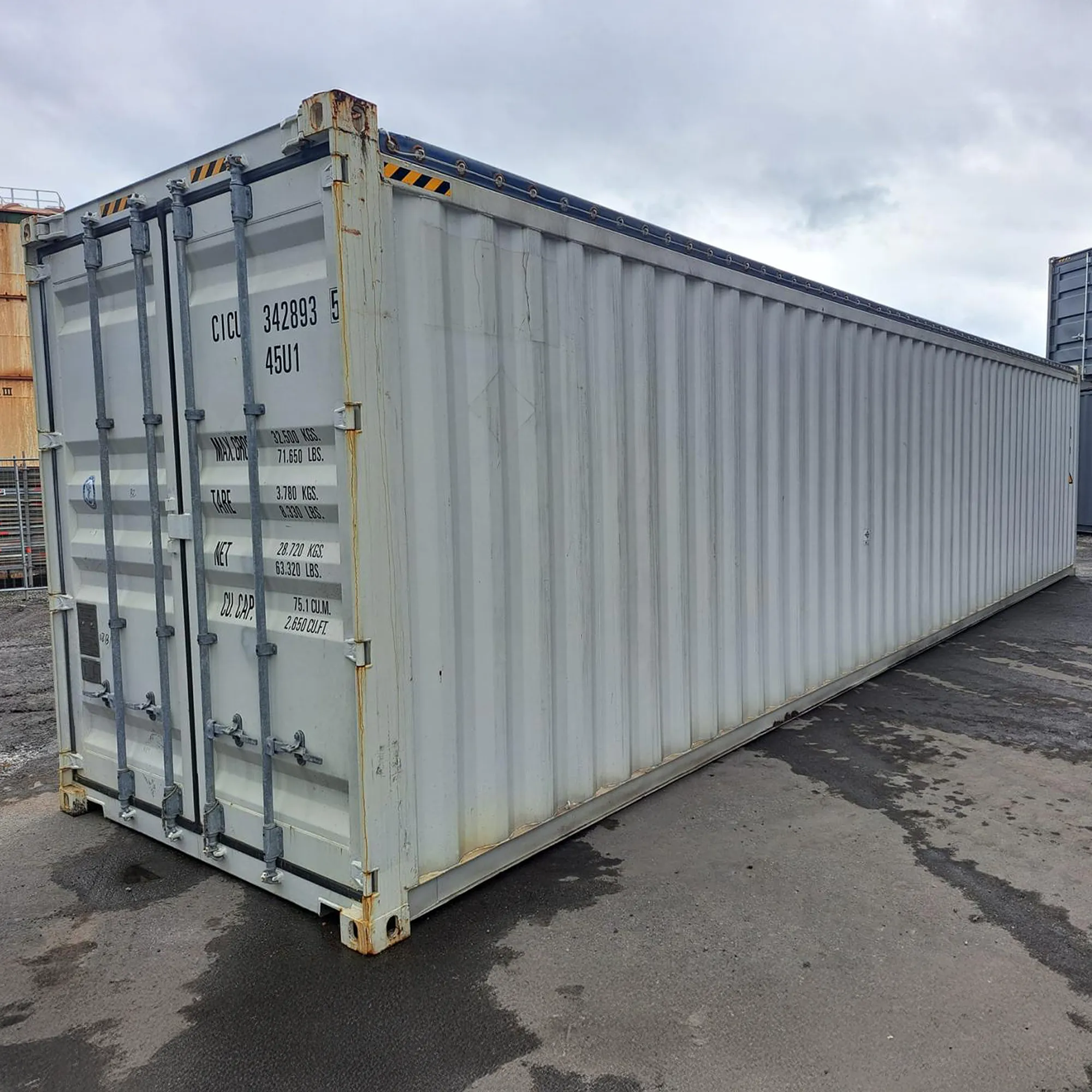 40 Fuß High Cube Open Top Container