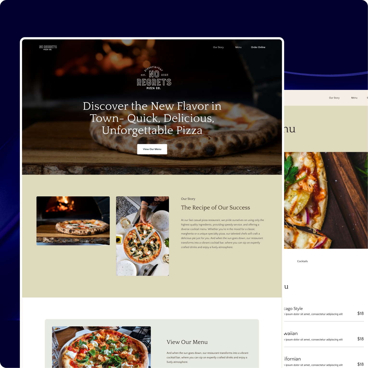 Website redesign for a small business based in the DMV