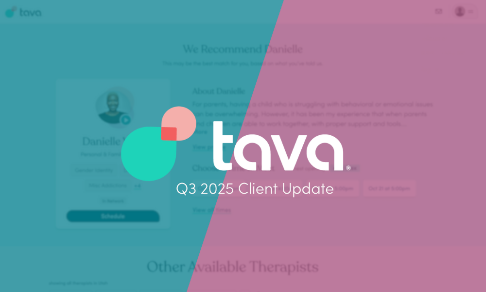 Tava Client Q3 2025 Product Update