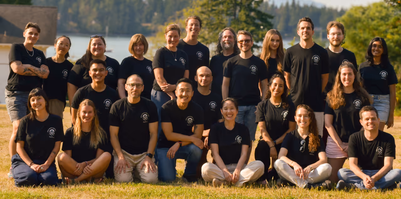 New Roots Institute group staff photo.