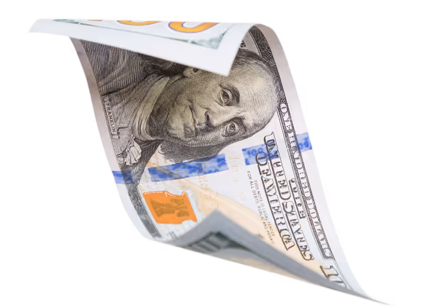 Image of falling money