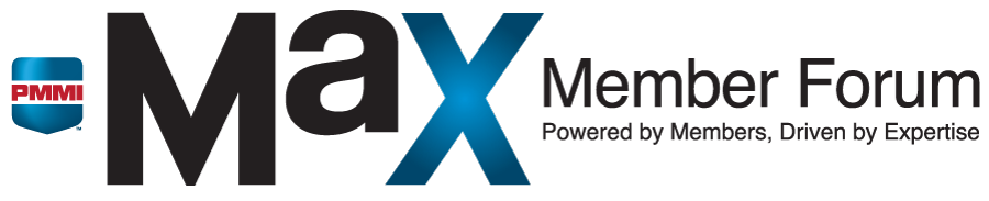 PMMI MaX Member Forum