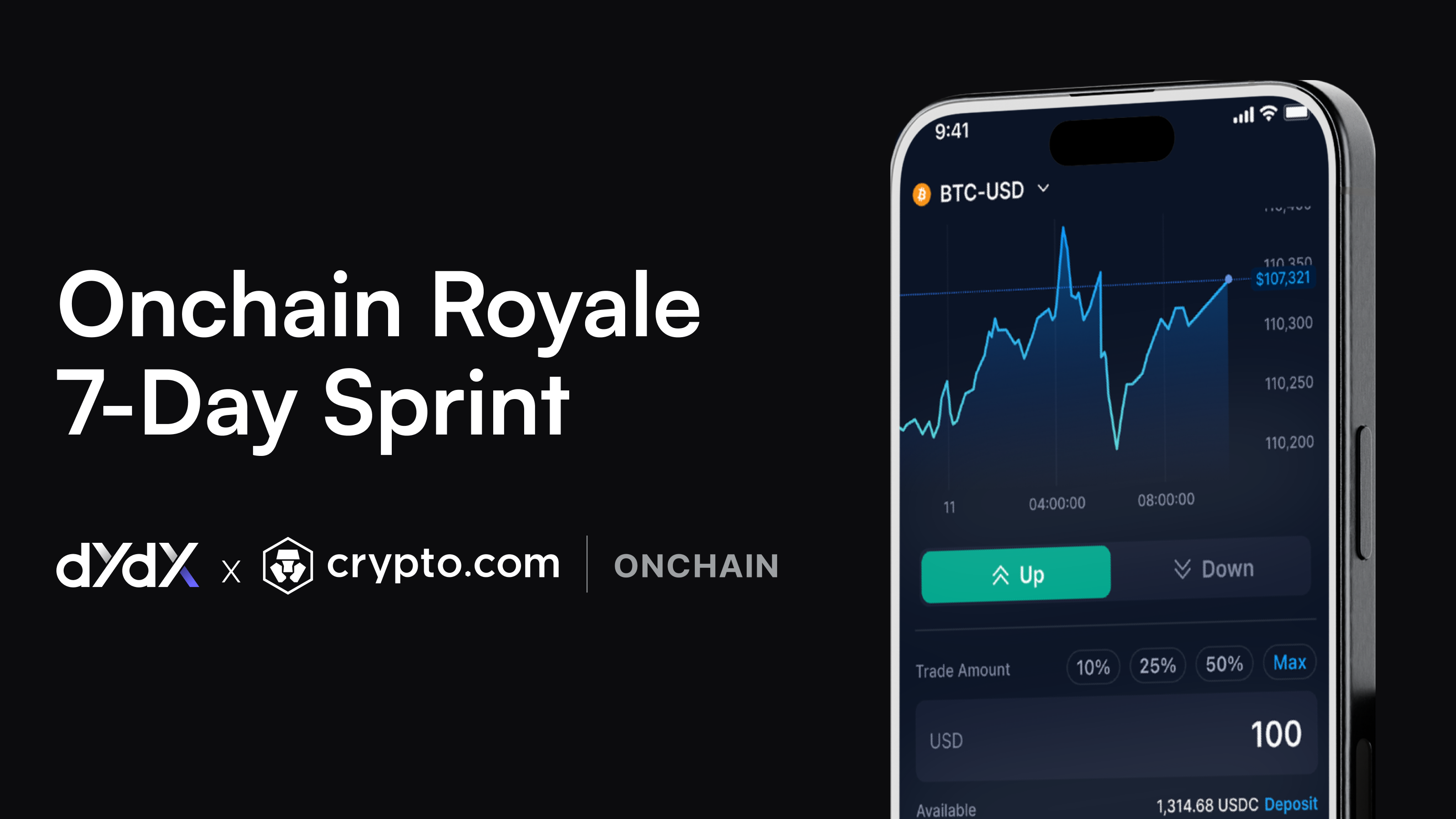 Onchain Royale 7-Day Sprint | dYdX x Crypto.com