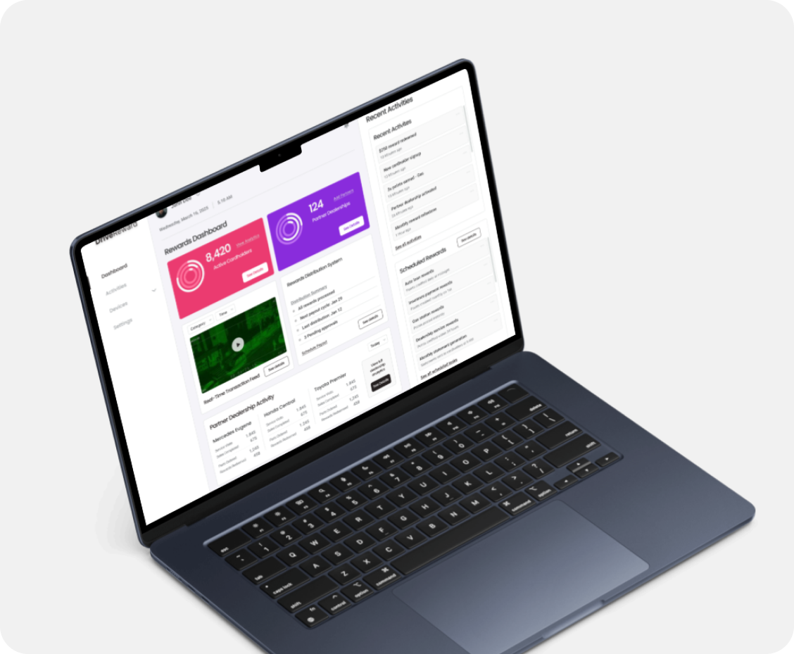 Auto-Rewards Fintech Platform