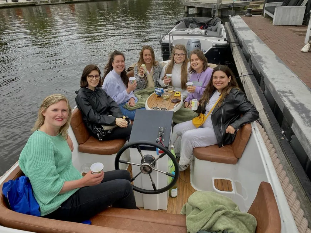Boat trip with colleagues