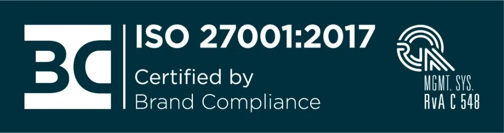 ISO 27001:2017 certificate