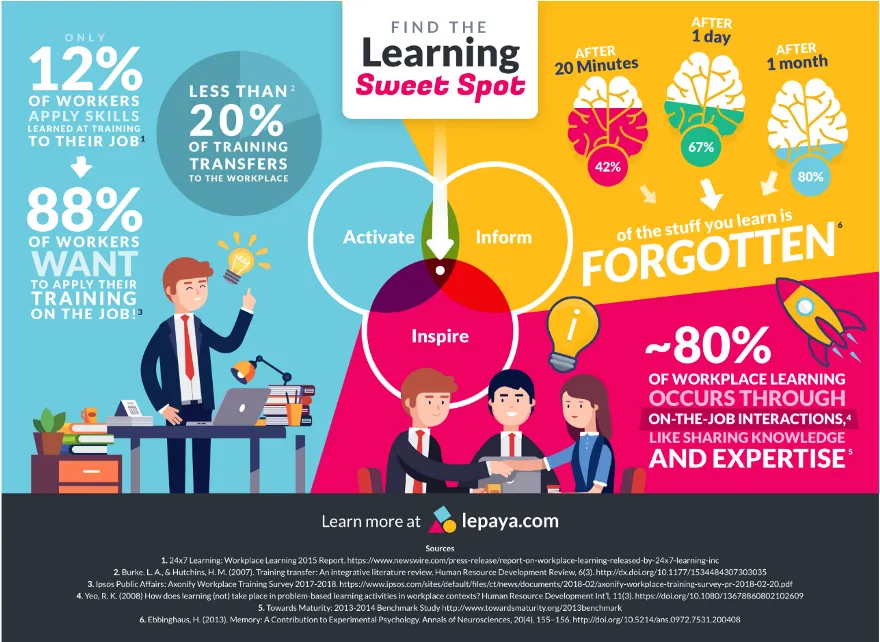 Learning program - infographic