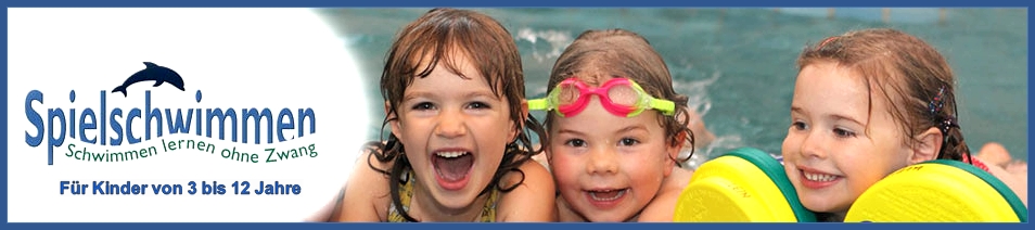 Spielschwimmen Kinder die Spaß haben