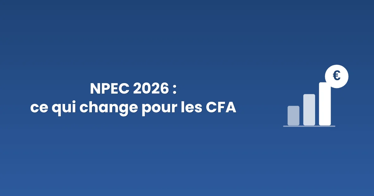 NPEC 2026 : nouveaux niveaux de prise en charge des contrats d'apprentissage
