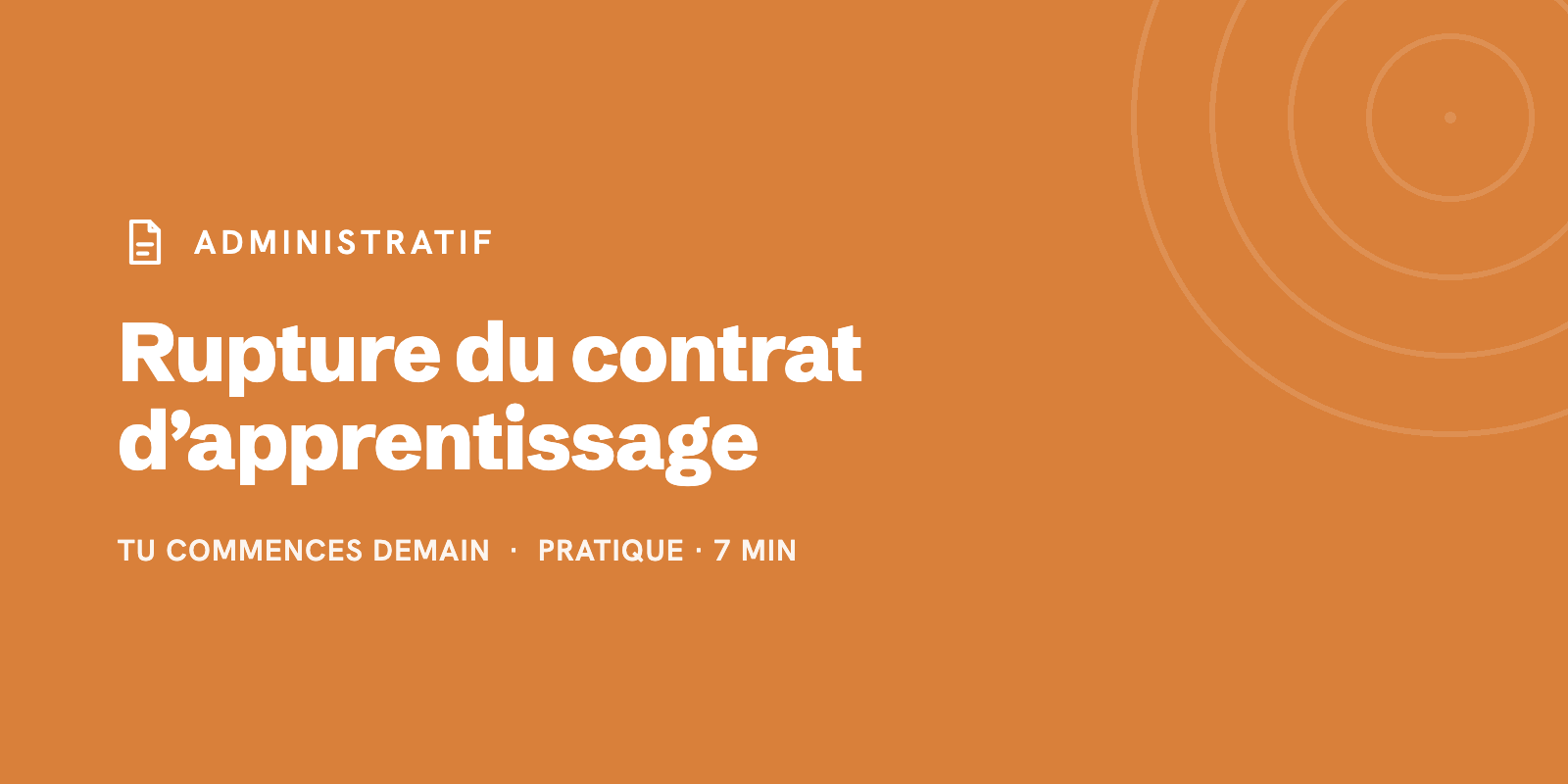 Rupture du contrat d’apprentissage : c’est légal ou pas ?