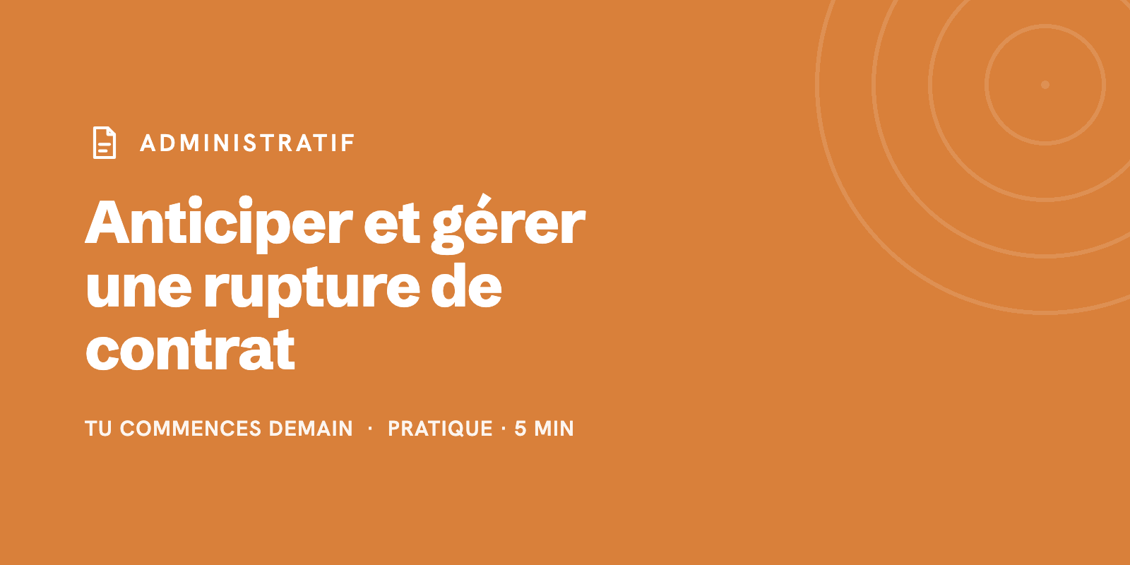Comment anticiper et gérer une rupture de contrat d'apprentissage ?