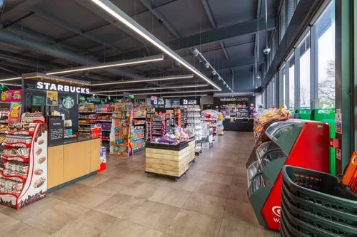 An image showing the coffee section of a Park Garage Group store