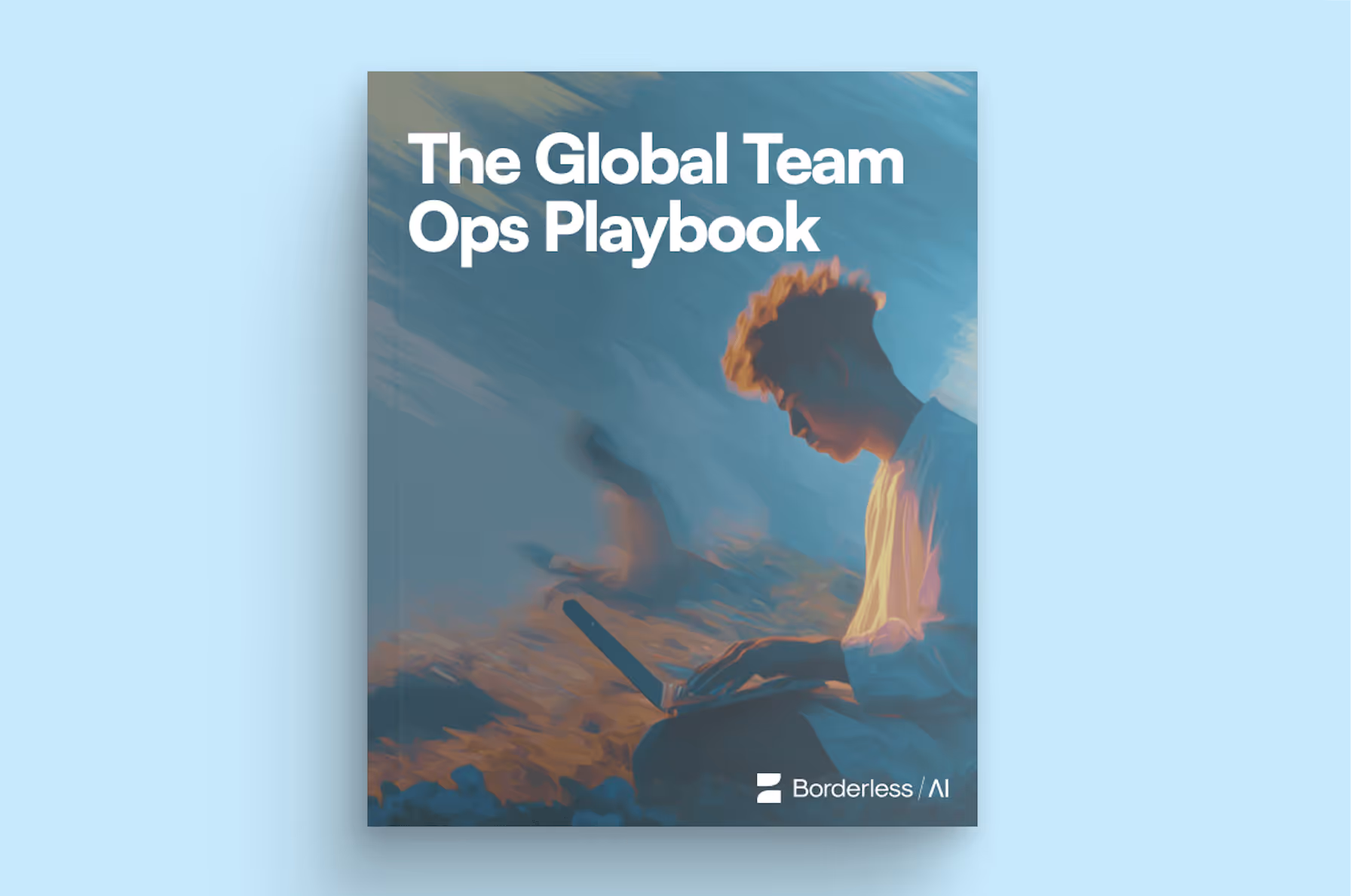 Image of a book cover about managing distributed teams