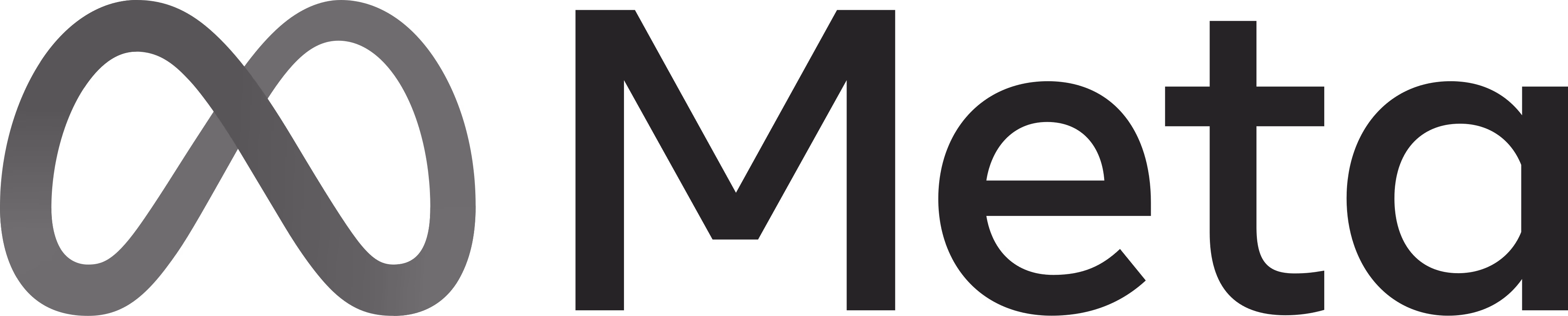 black and white Meta logo