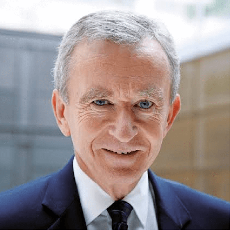Headshot of Bernard Arnault