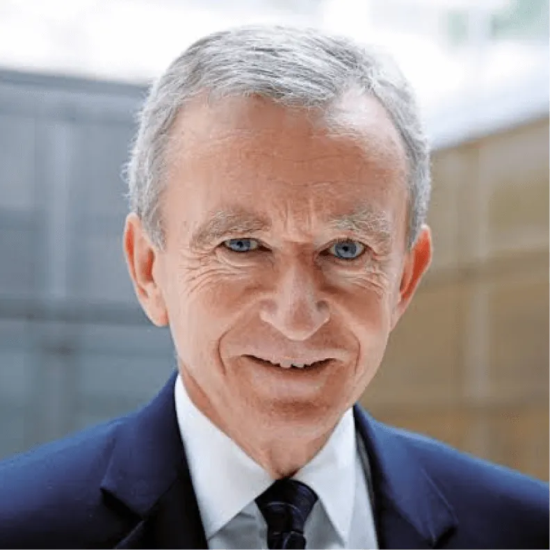 Headshot of Bernard Arnault