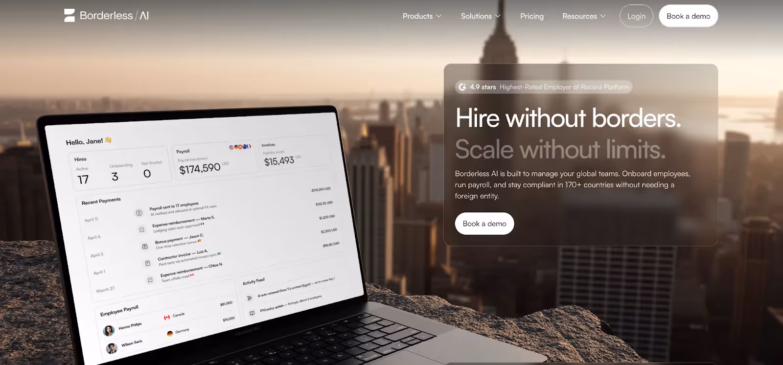 borderless is a competitor for oyster hr