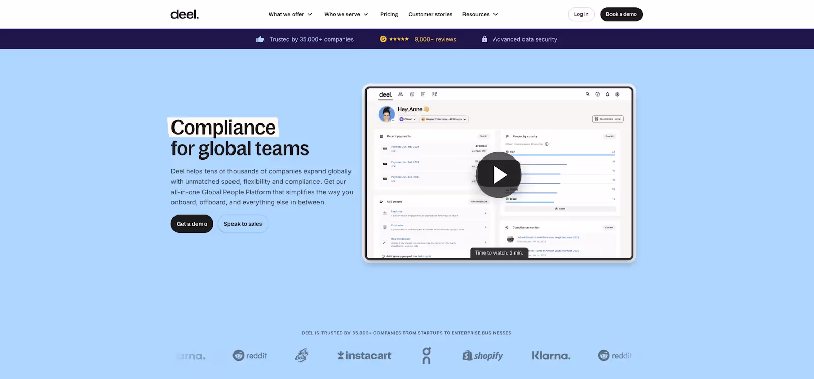 deel is a competitor for oyster hr