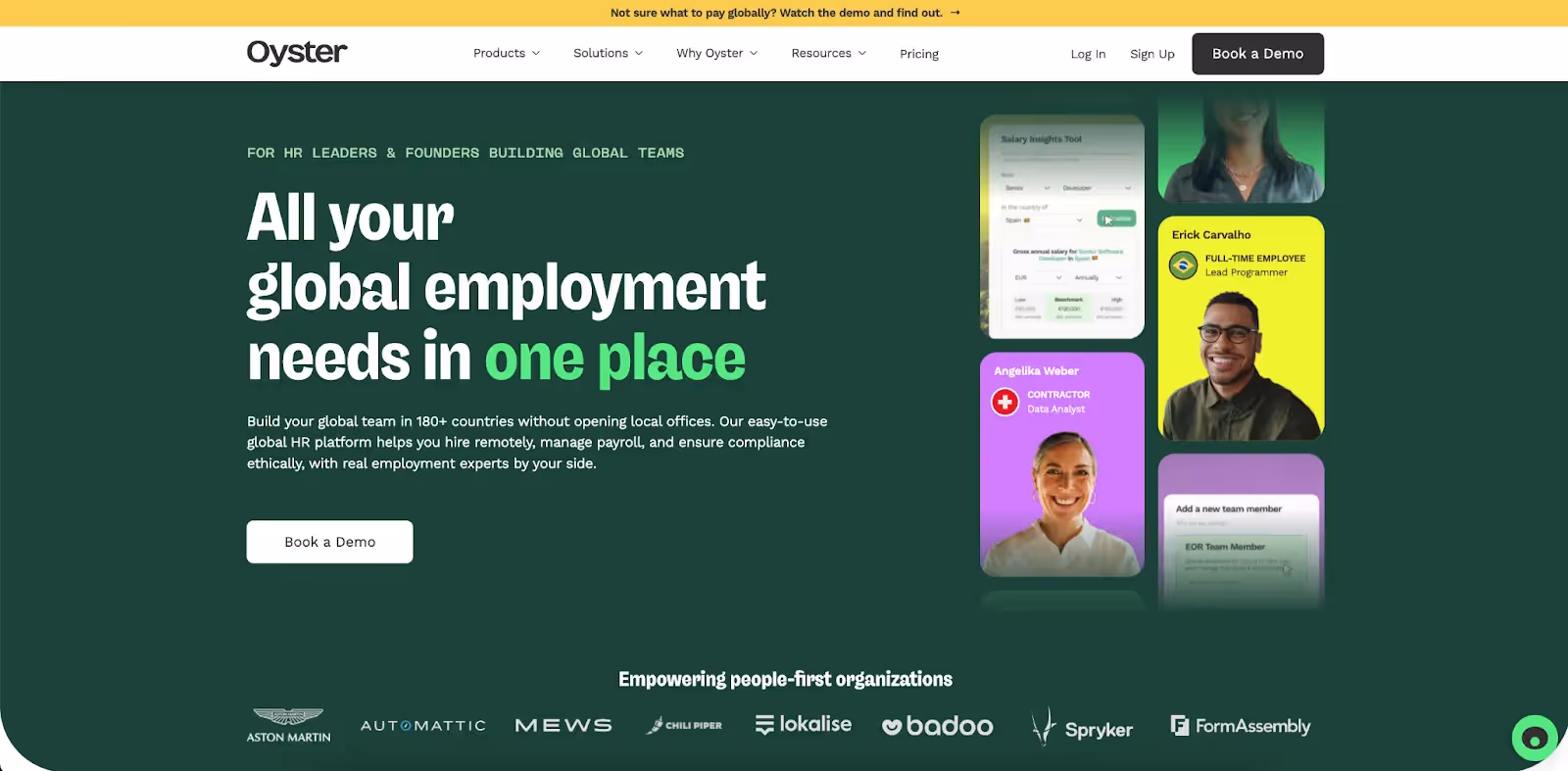 oyster hr - alternative of remote