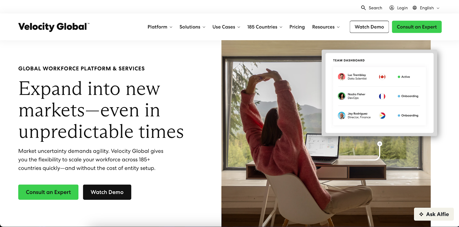 velocity global is an alernative for remote.com