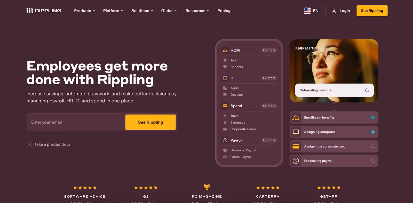 rippling is competitor of remote