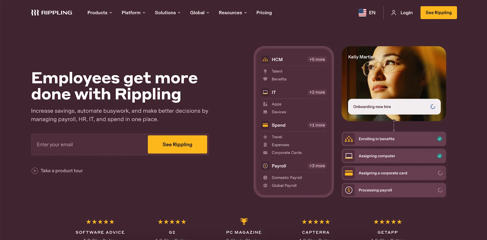rippling is competitor of remote