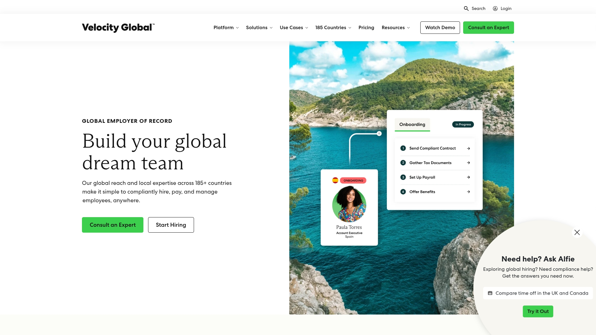 Velocity Global Screenshot
