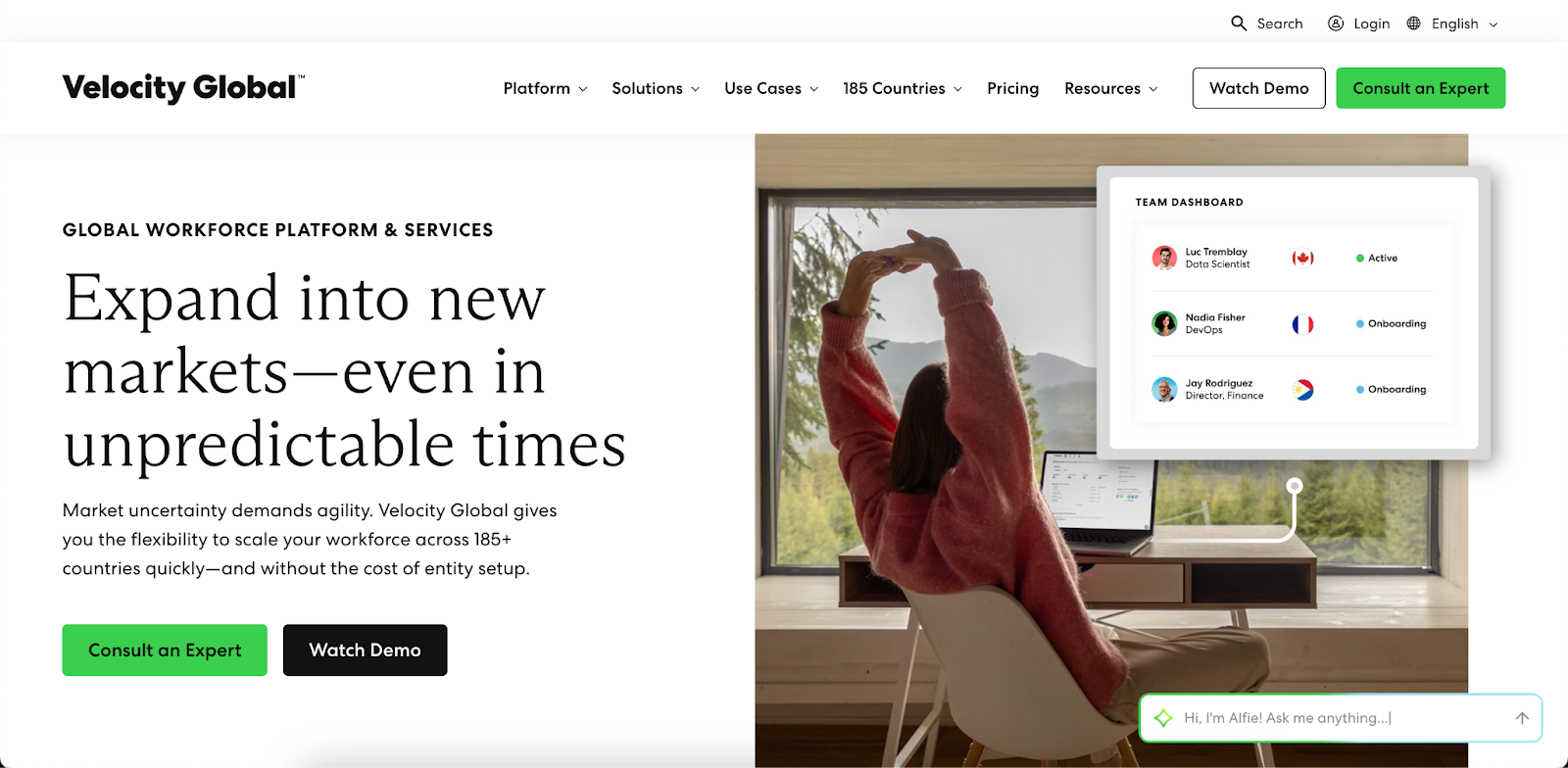 velocity global is papaya's global competitor