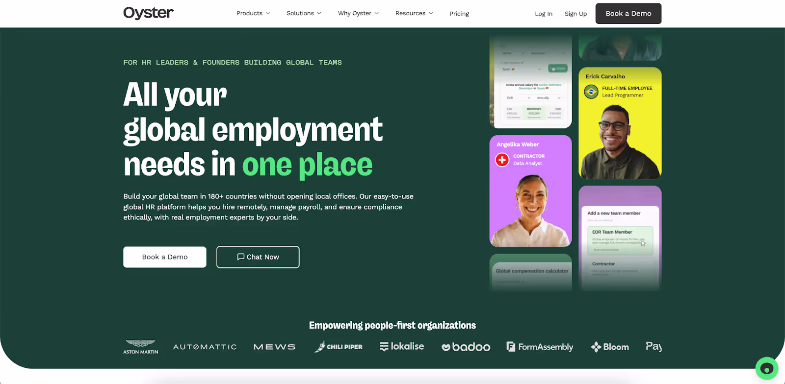 oyster hr is papaya's global competitor